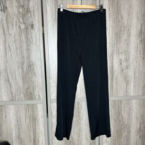 Rabbit Designs Pants Size 12 Ribbed Pull On Straight Leg Black Color